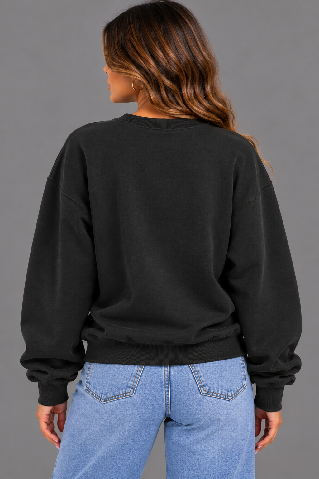 Becoming Embroidered 370GSM Unisex Heavyweight Oversized Sweatshirt