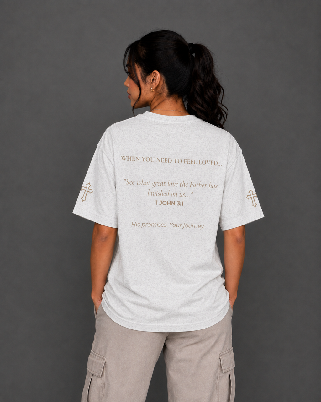 Beloved | Embroidered 240GSM Unisex Classic Fit Crew Neck T-Shirt