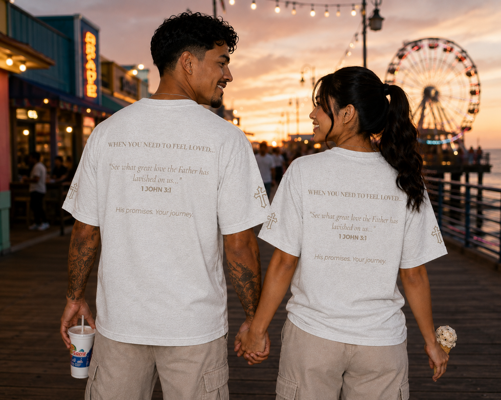 Beloved | Embroidered 240GSM Unisex Classic Fit Crew Neck T-Shirt