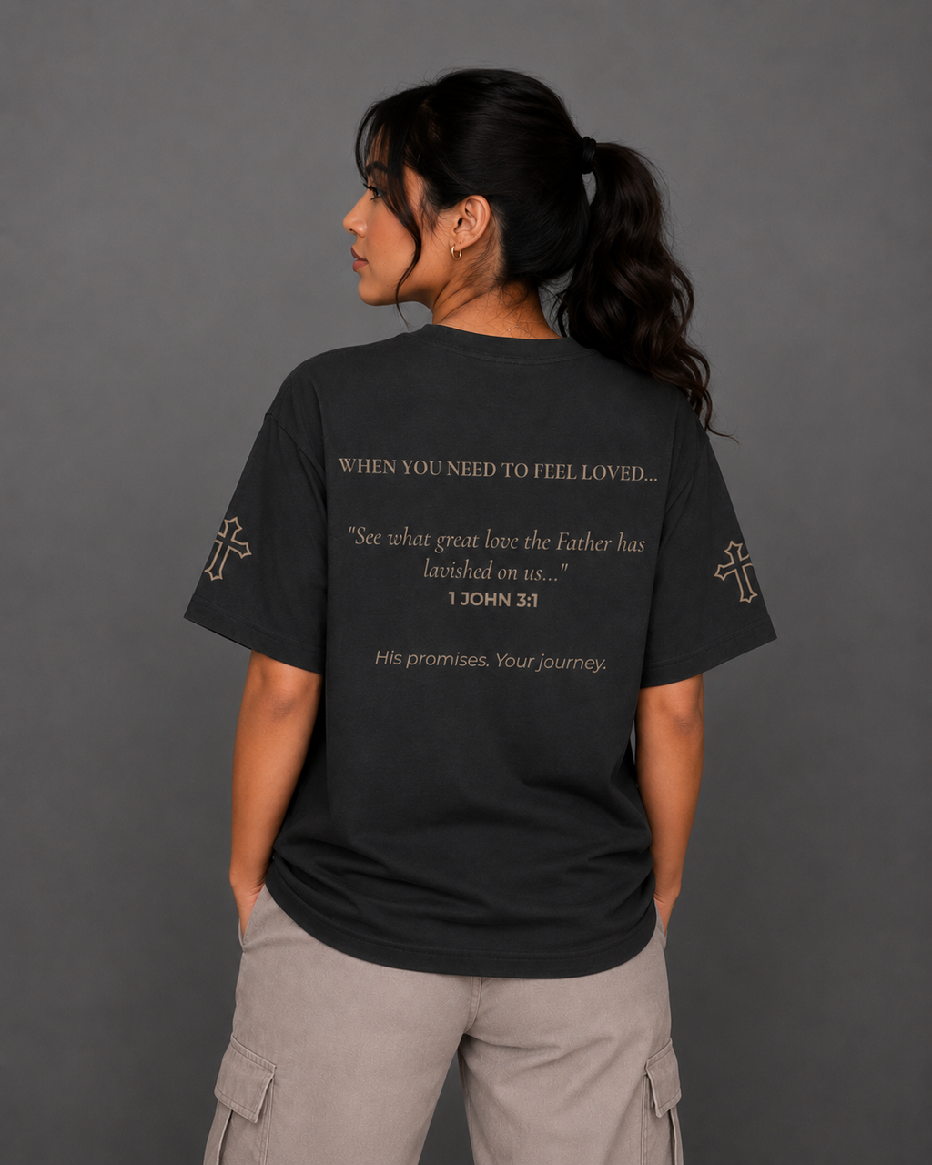 Beloved | Embroidered 240GSM Unisex Classic Fit Crew Neck T-Shirt