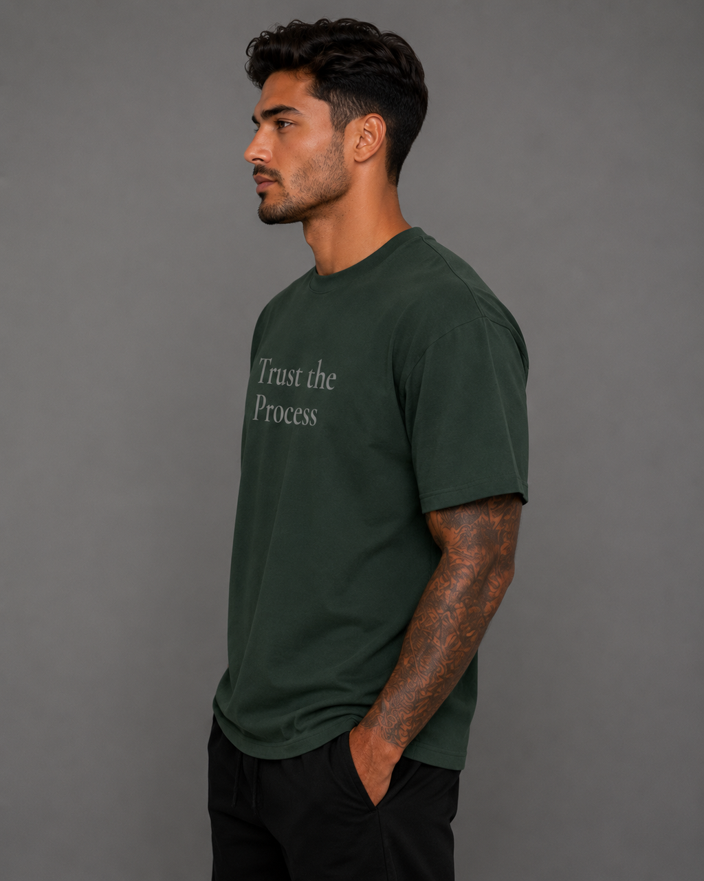 Trust the Process 270 GSM Classic Crew Tee