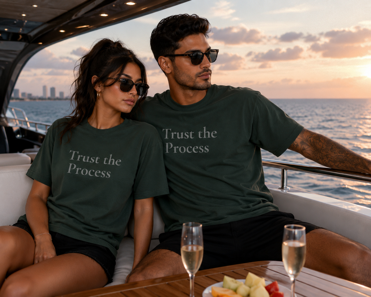 Trust the Process 270 GSM Classic Crew Tee