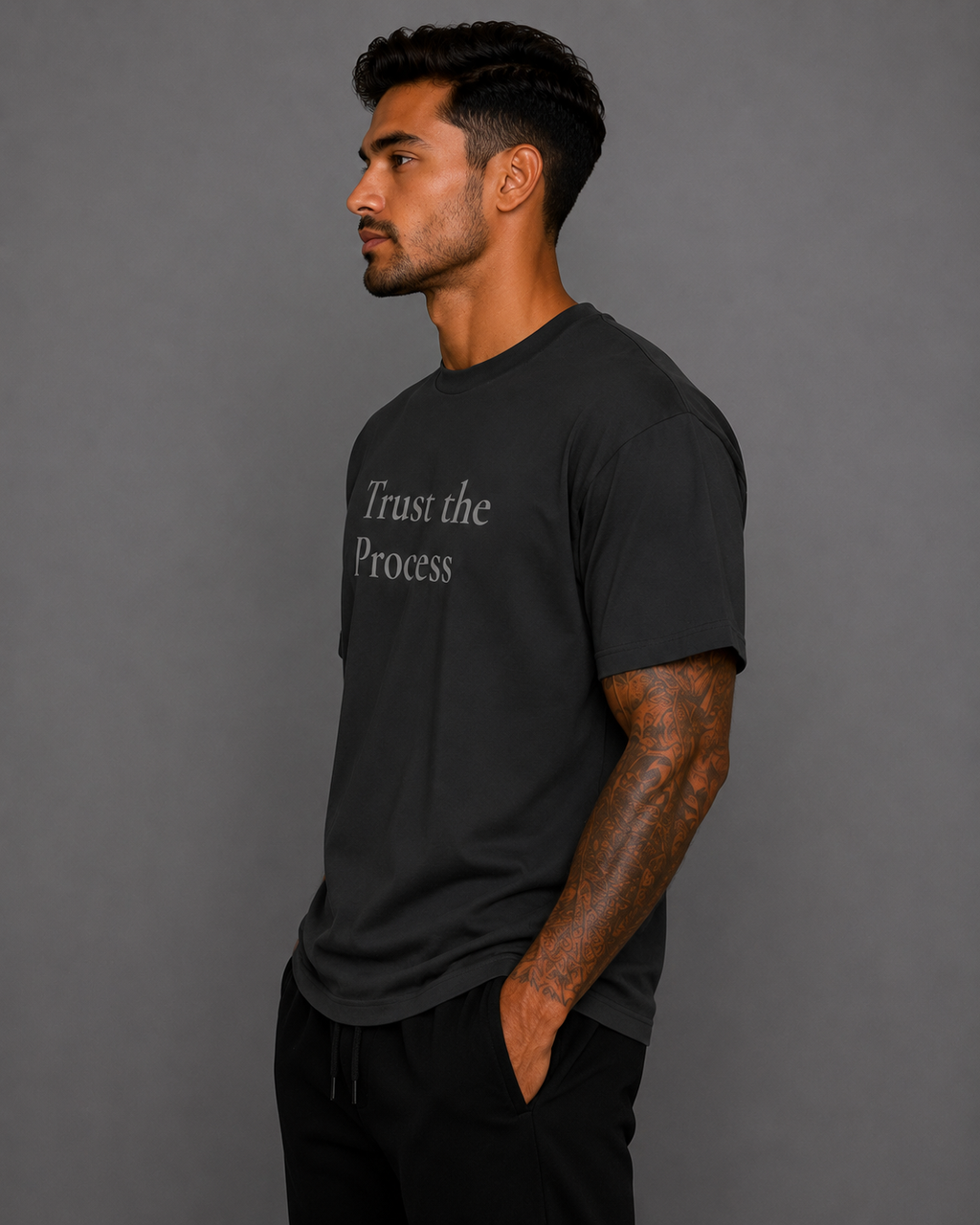 Trust the Process 270 GSM Classic Crew Tee