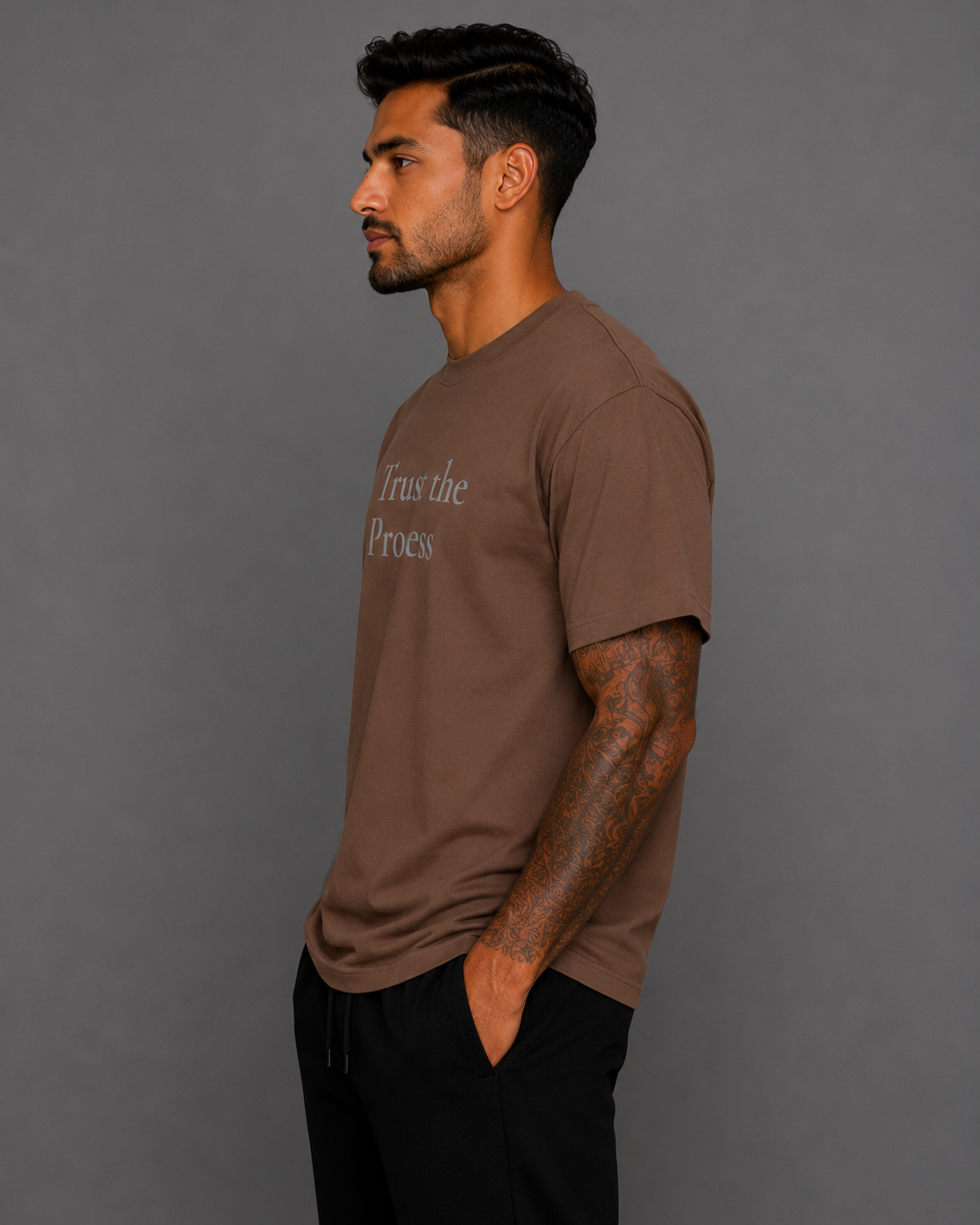 Trust the Process 270 GSM Classic Crew Tee