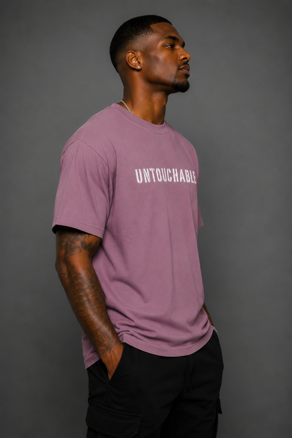 UNTOUCHABLE | 270GSM Unisex Classic Fit Crew Neck T-Shirt