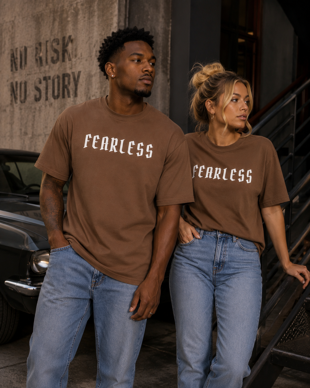 Fearless | 270GSM Unisex Classic Fit Crew Neck T-Shirt