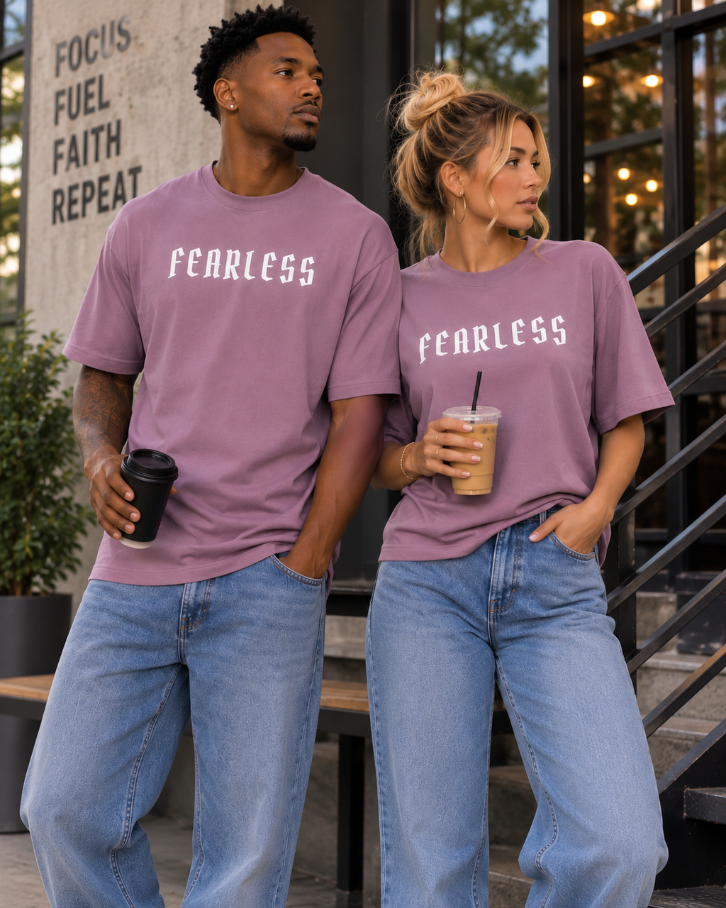 Fearless | 270GSM Unisex Classic Fit Crew Neck T-Shirt