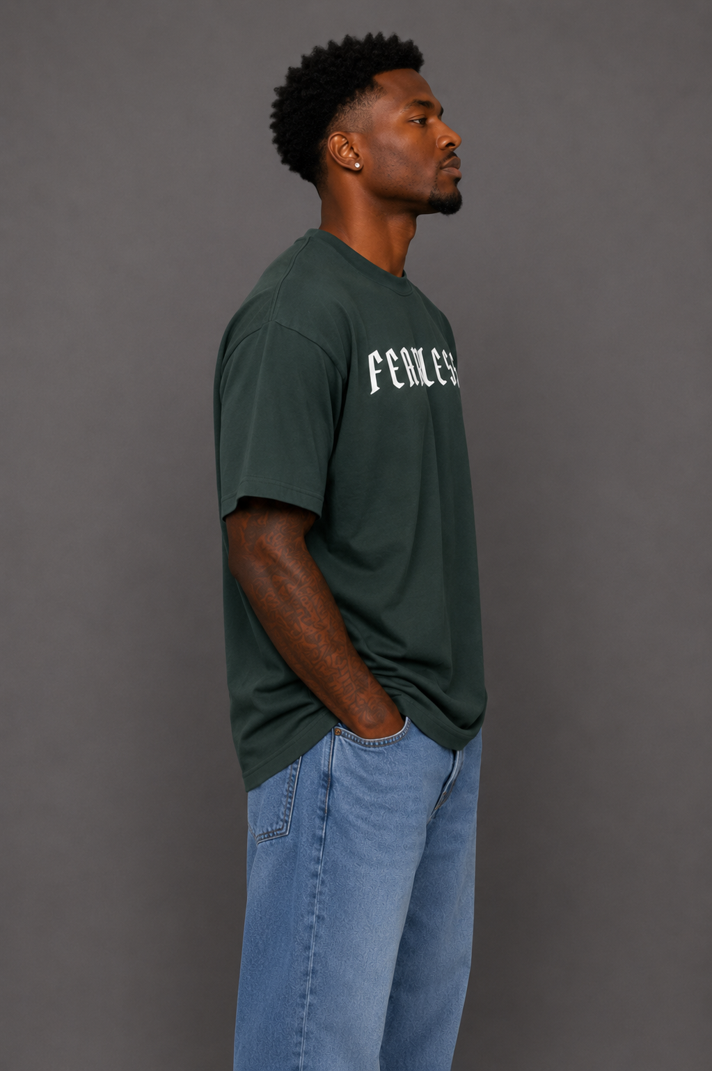 Fearless | 270GSM Unisex Classic Fit Crew Neck T-Shirt