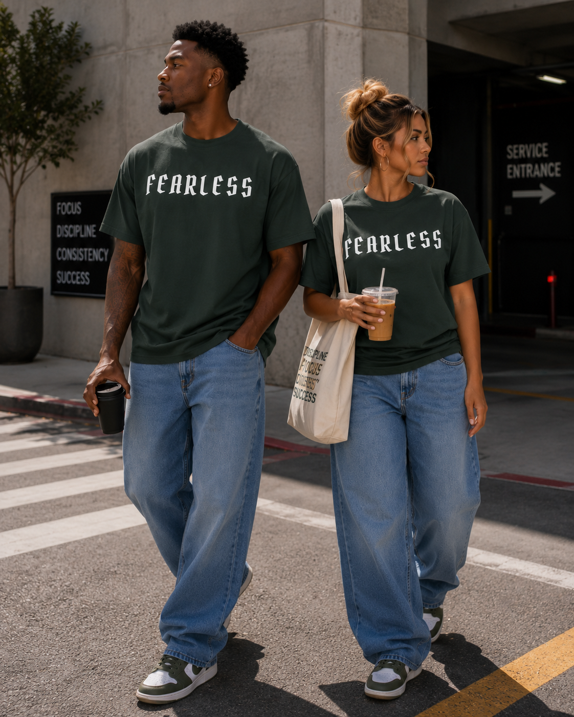 Fearless | 270GSM Unisex Classic Fit Crew Neck T-Shirt