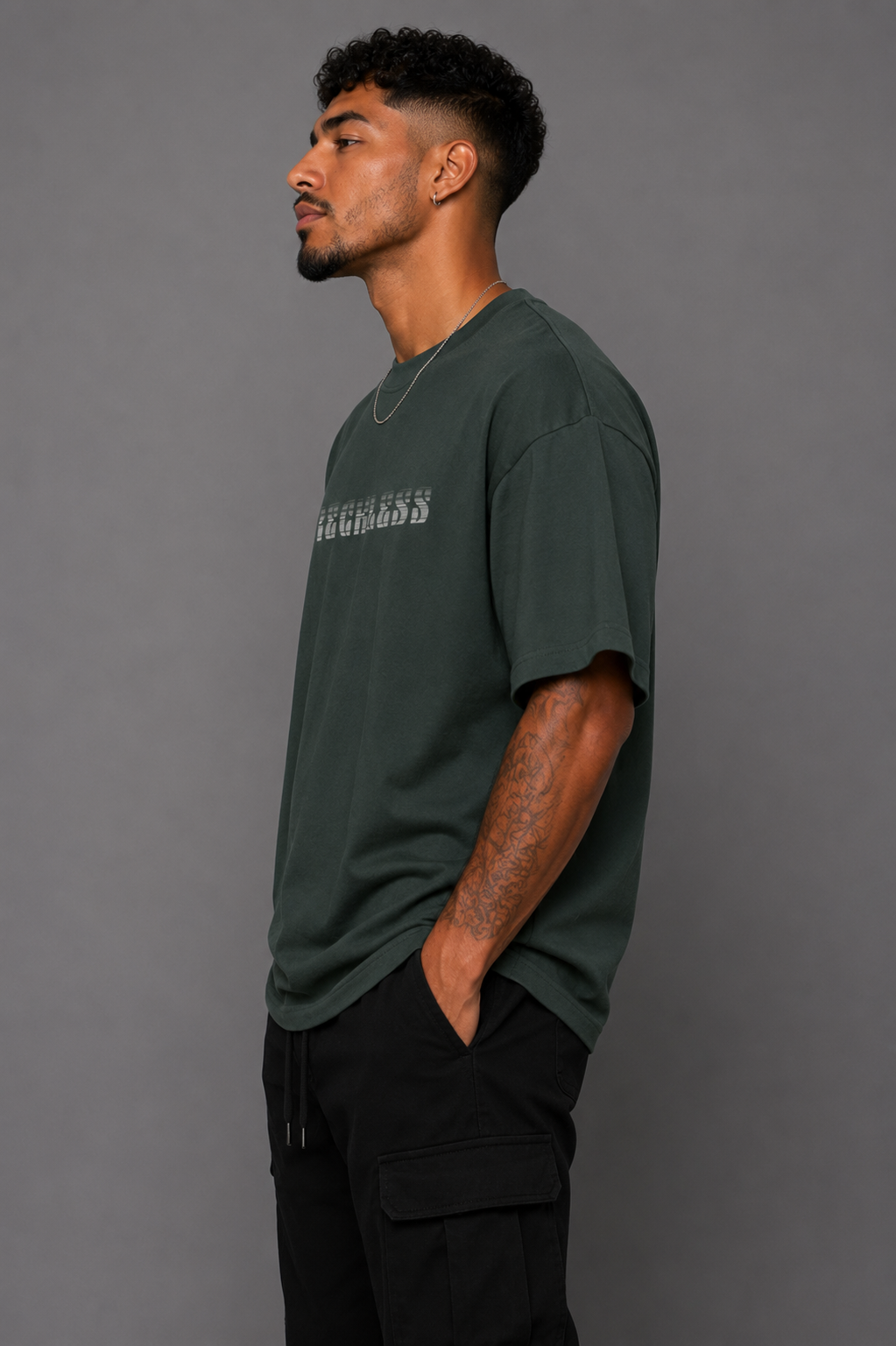RECKLESS | 270GSM Unisex Classic Fit Crew Neck T-Shirt
