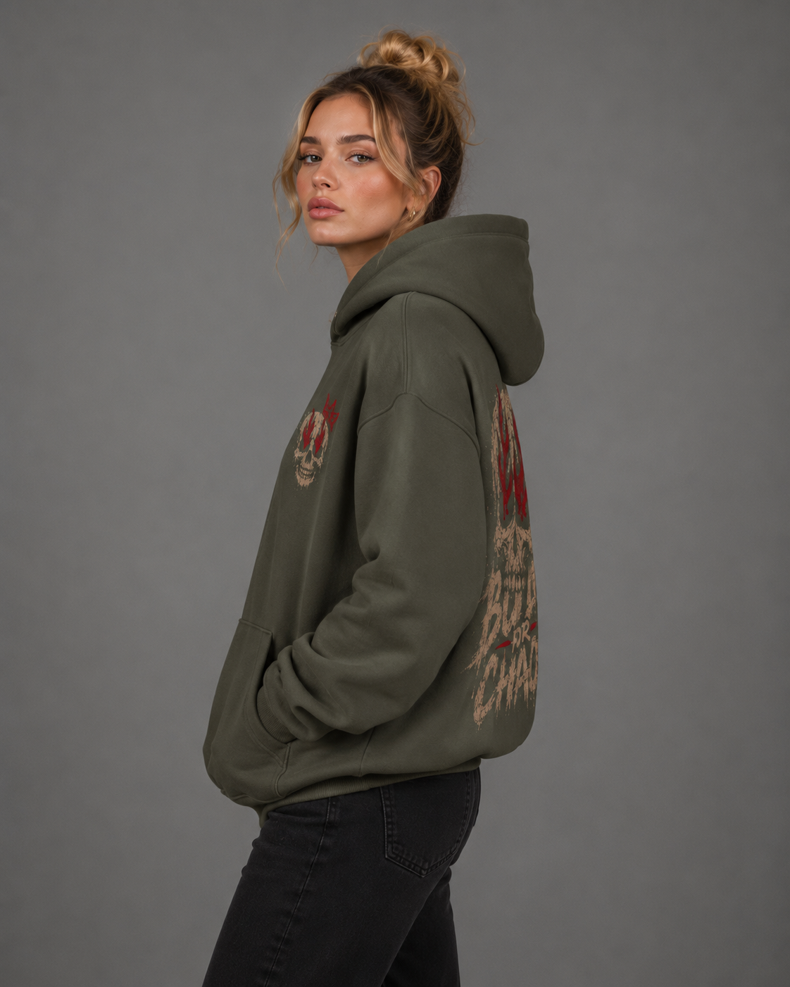 Built for Chaos | 380GSM Heavyweight Double Snap Oversized Hoodie