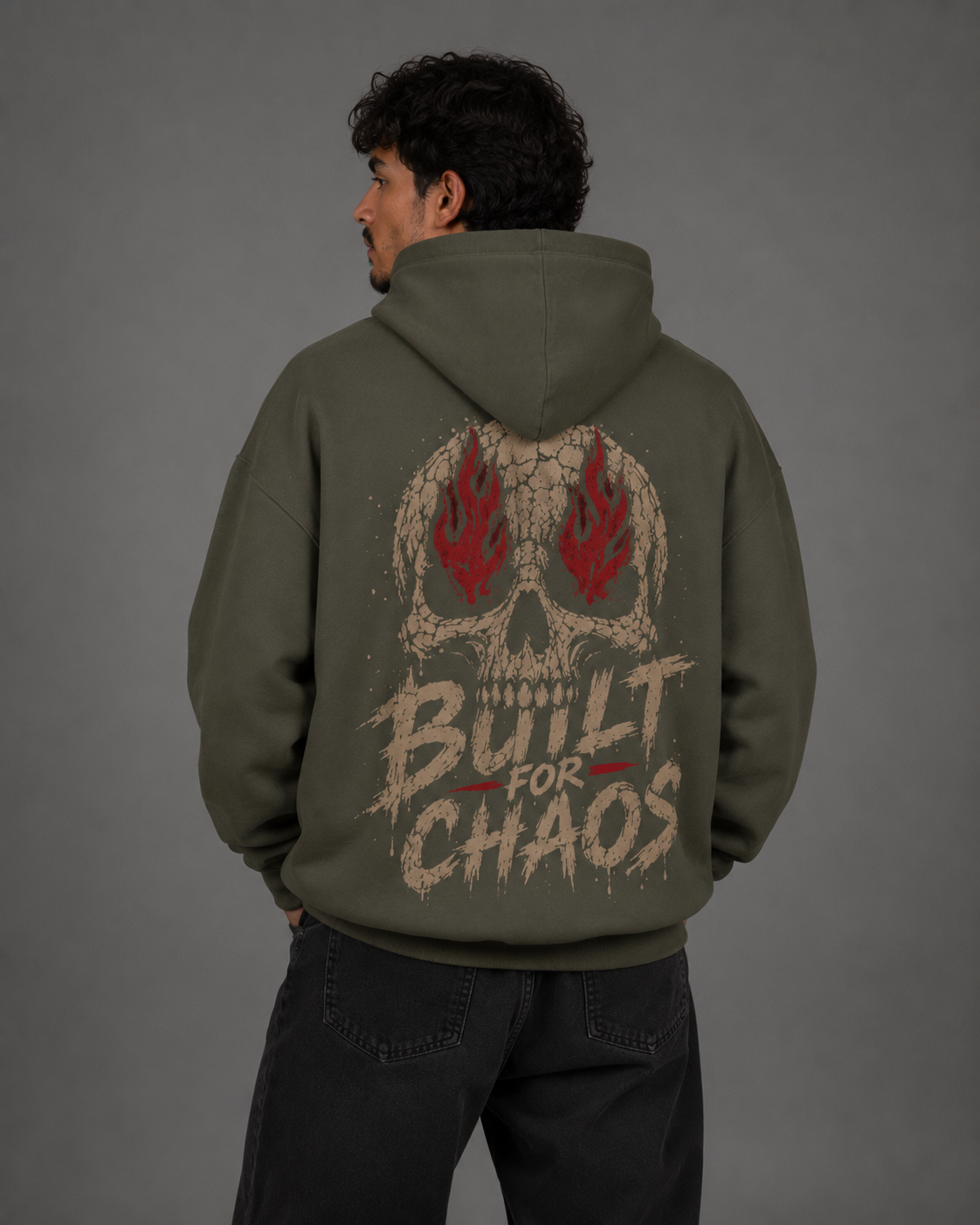 Built for Chaos | 380GSM Heavyweight Double Snap Oversized Hoodie