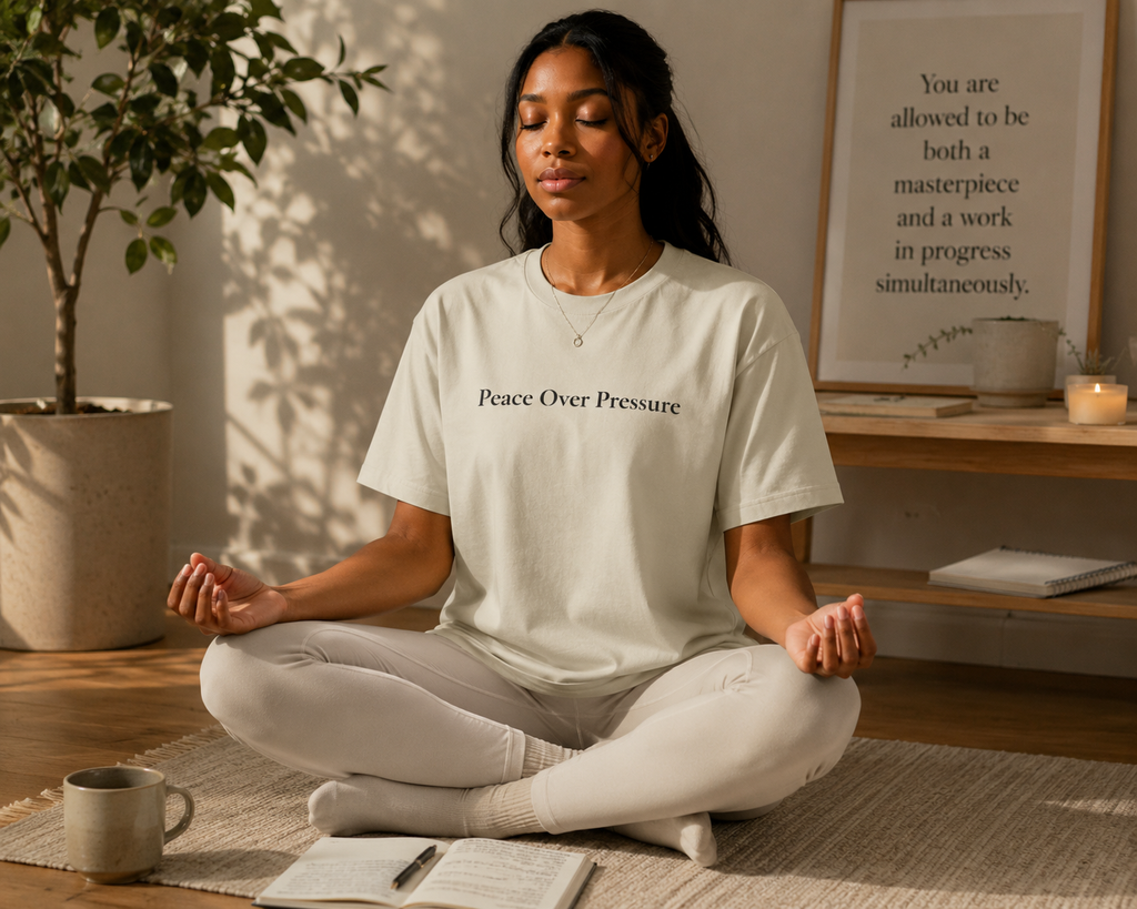 Peace Over Pressure | 240GSM Premium Cotton Tee