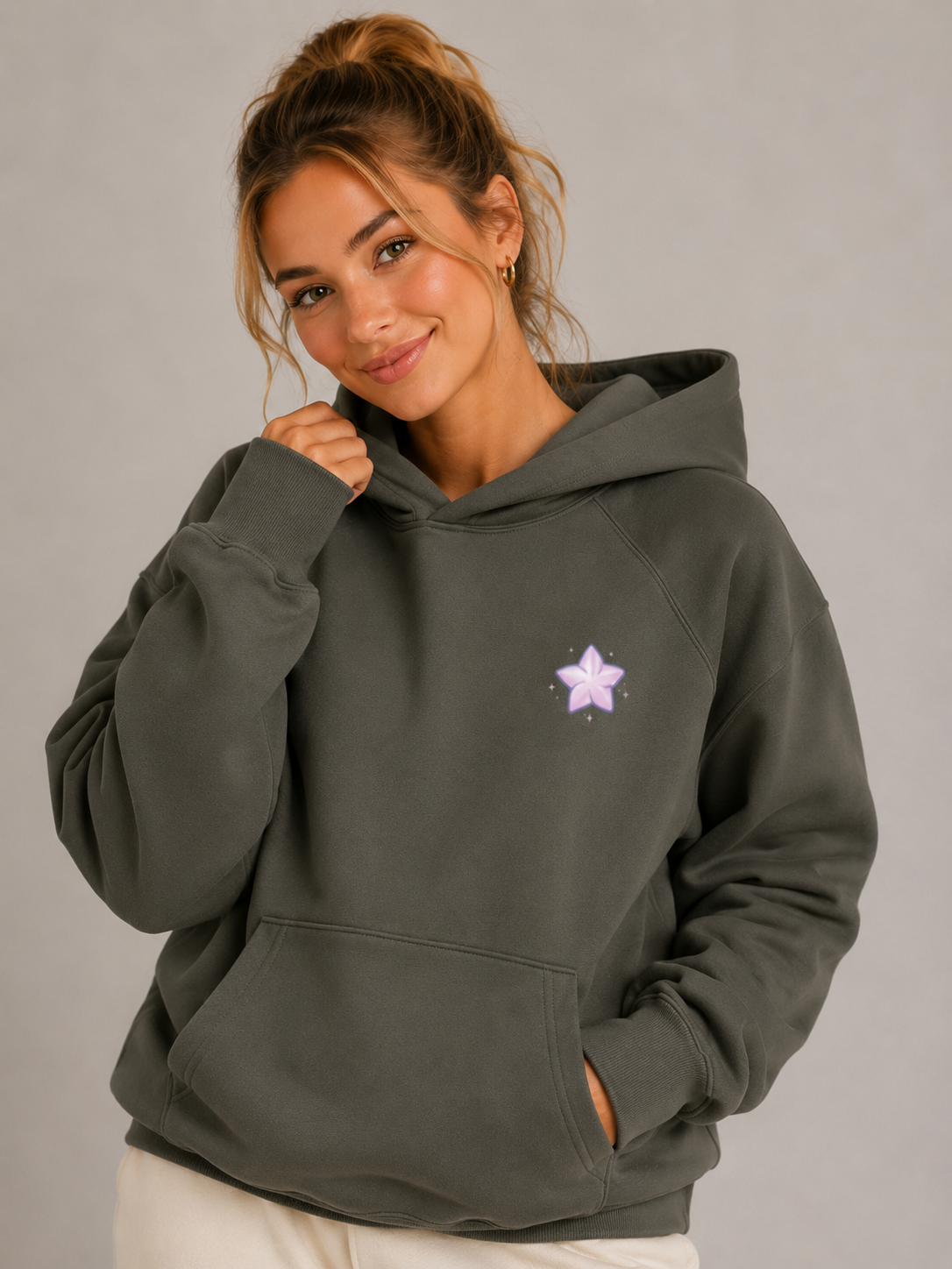 Too Busy Glowing Up Hoodie | 380GSM Premium Brushed Fleece Hoodie