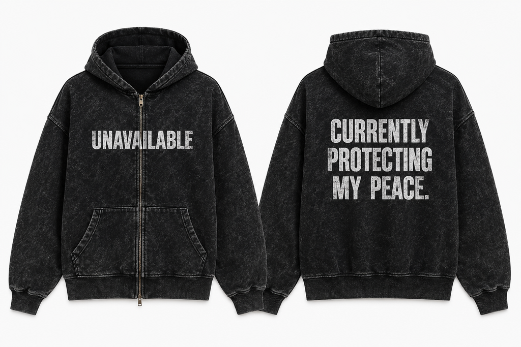 UNAVAILABLE | Vintage Snow Wash Full-Zip Hoodie