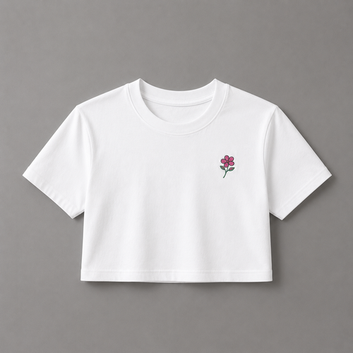 Bloom Gently | 230GSM Embroidered Baby Tee