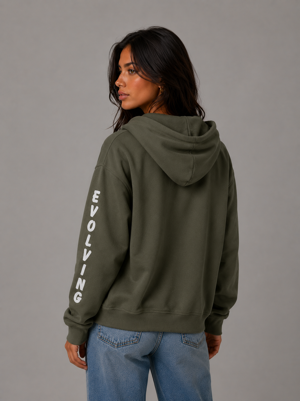 Gently Evolving Embroidered Heavyweight Oversized Full