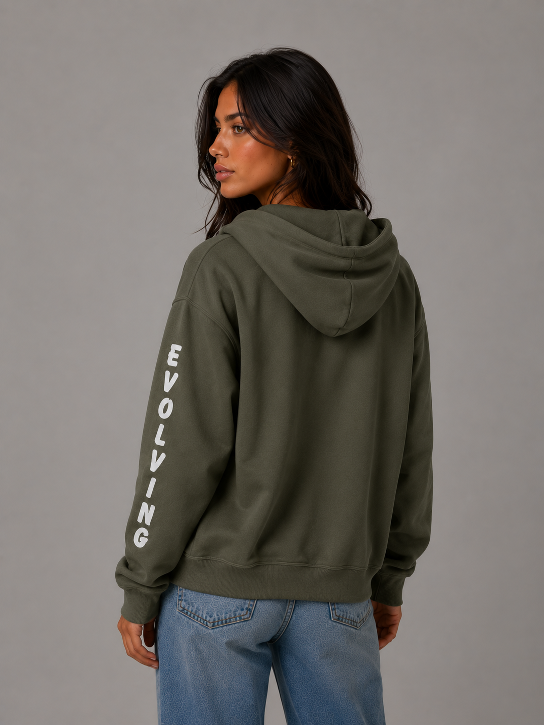 Gently Evolving Embroidered Heavyweight Oversized Full