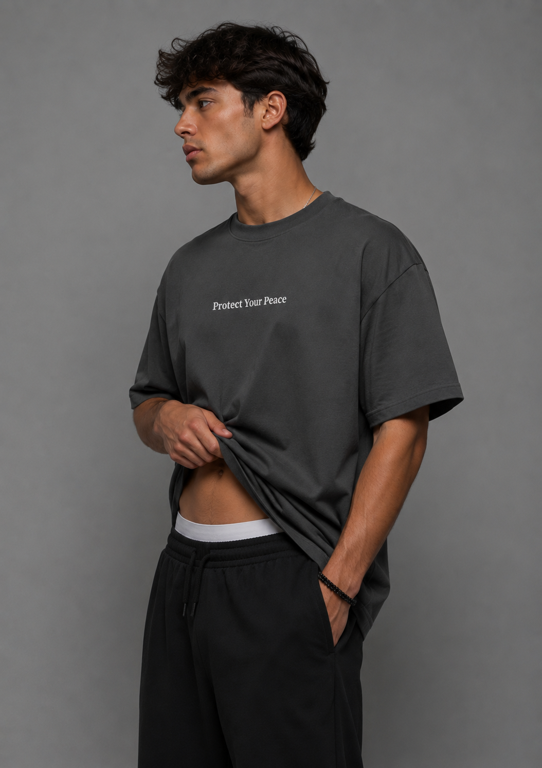 Protect Your Peace Oversized Tee – Elevated Essentials Collection