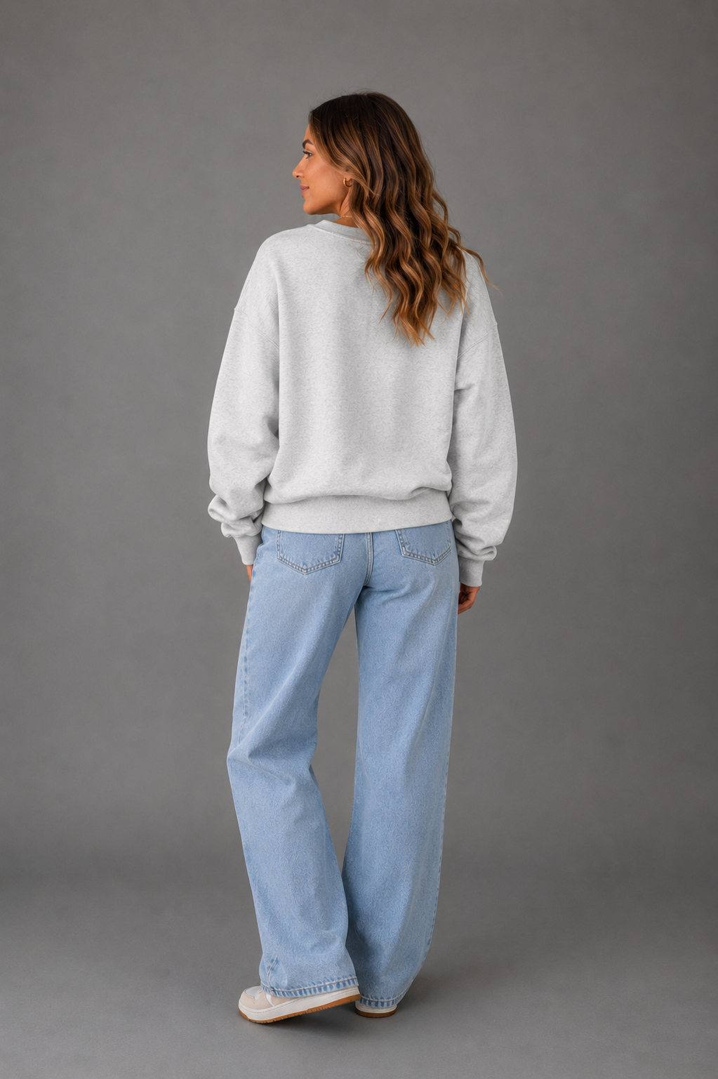 MAMA Embroidered Oversized Sweatshirt