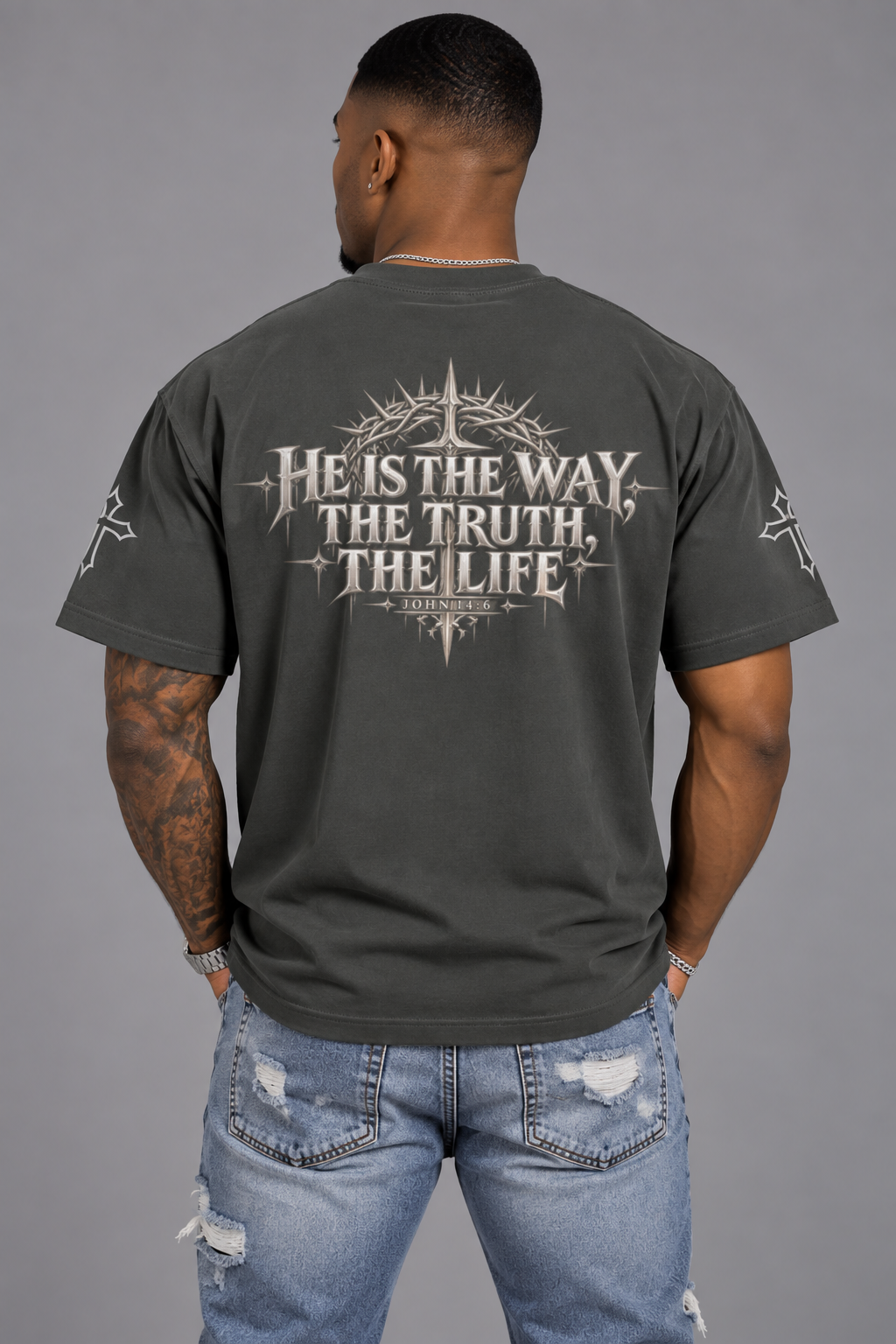 The Way, The Truth, The Life | 240GSM Unisex Classic Fit Crew Neck T-S
