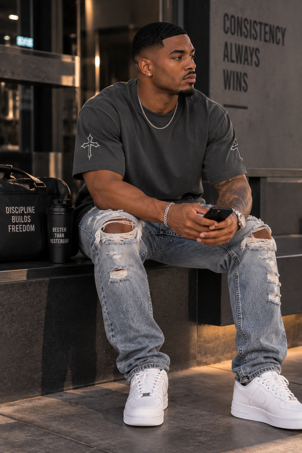 The Way, The Truth, The Life | 240GSM Unisex Classic Fit Crew Neck T-S