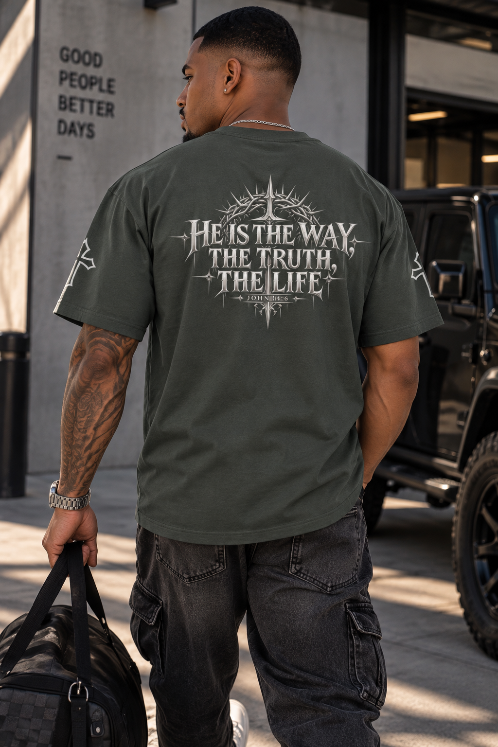 The Way, The Truth, The Life | 240GSM Unisex Classic Fit Crew Neck T-S