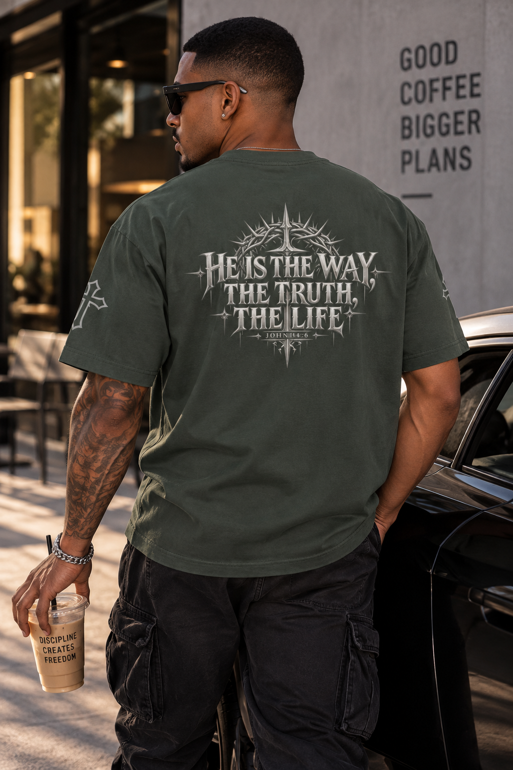 The Way, The Truth, The Life | 240GSM Unisex Classic Fit Crew Neck T-S