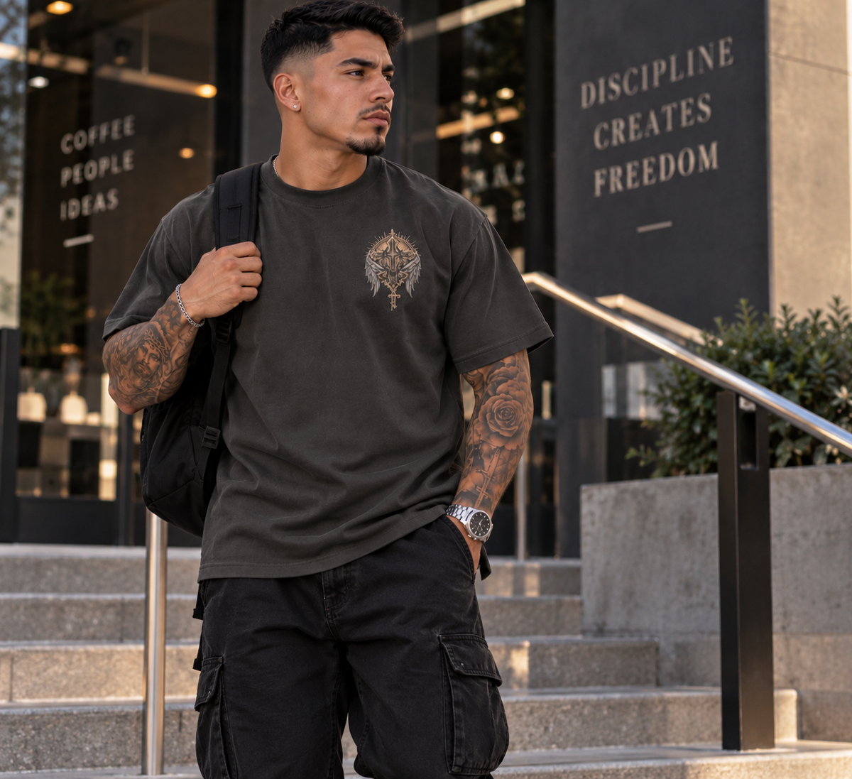 Fallen Angels | 240GSM Unisex Classic Fit Crew Neck T-Shirt