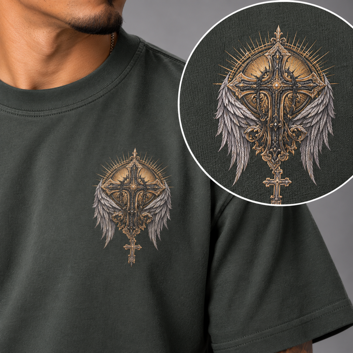 Fallen Angels | 240GSM Unisex Classic Fit Crew Neck T-Shirt