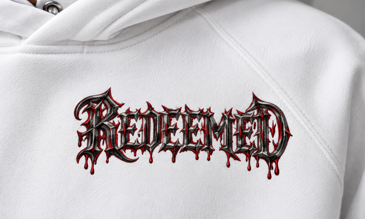 REDEEMED | 380GSM Heavyweight Brushed Fleece Oversized Hoodie