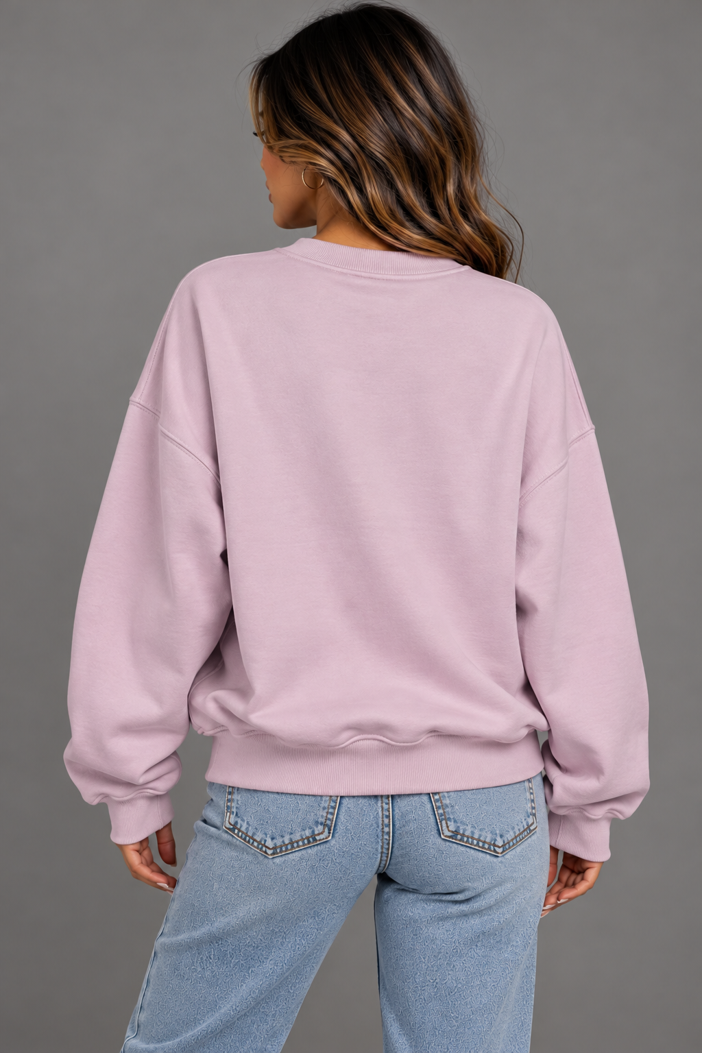 Becoming Embroidered 370GSM Unisex Heavyweight Oversized Sweatshirt