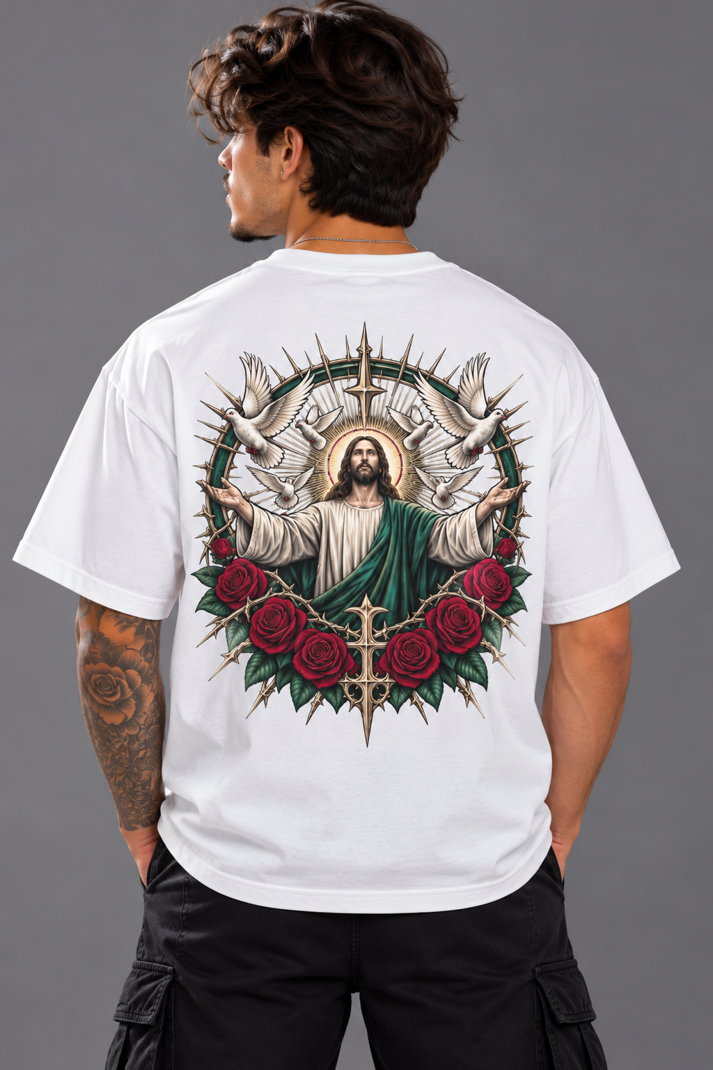 Divine Grace | 240GSM Premium Cotton Graphic Tee