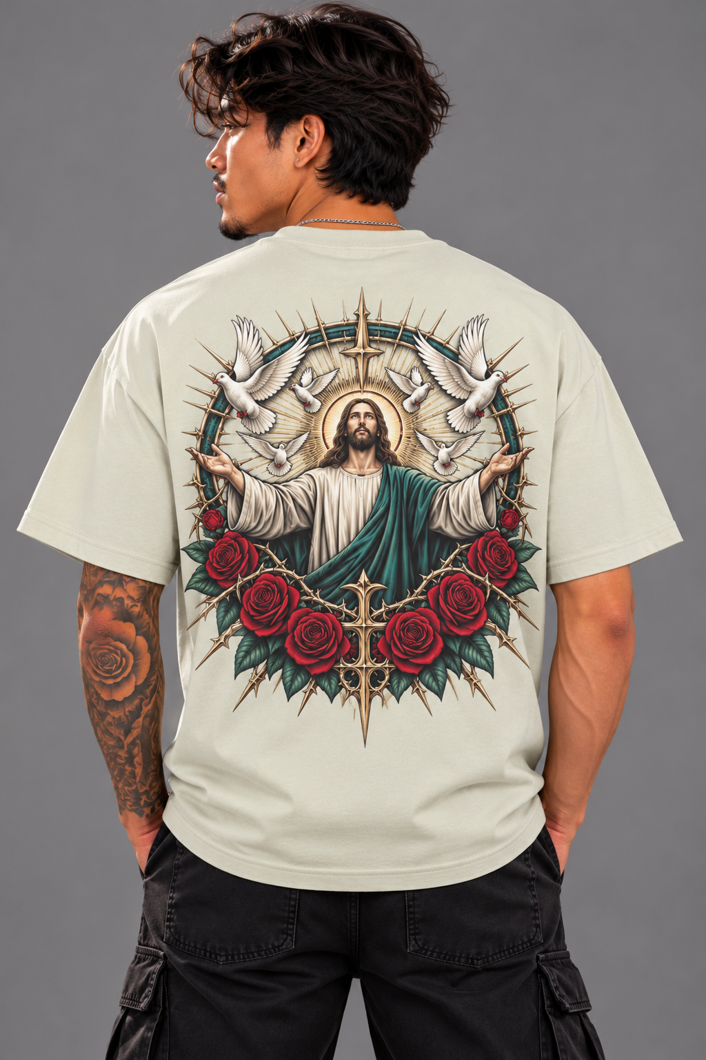 Divine Grace | 240GSM Premium Cotton Graphic Tee