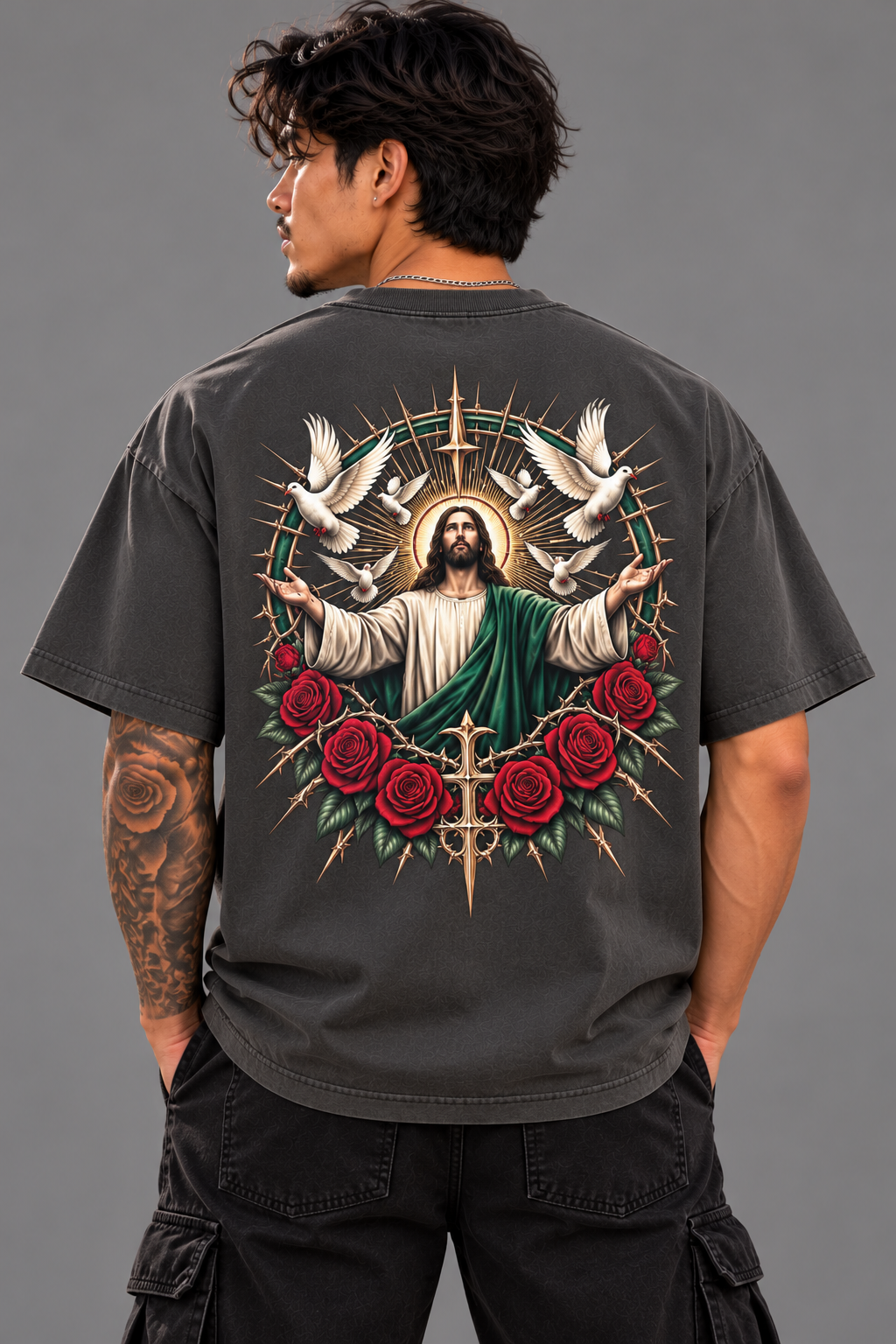 Divine Grace | 240GSM Premium Cotton Graphic Tee