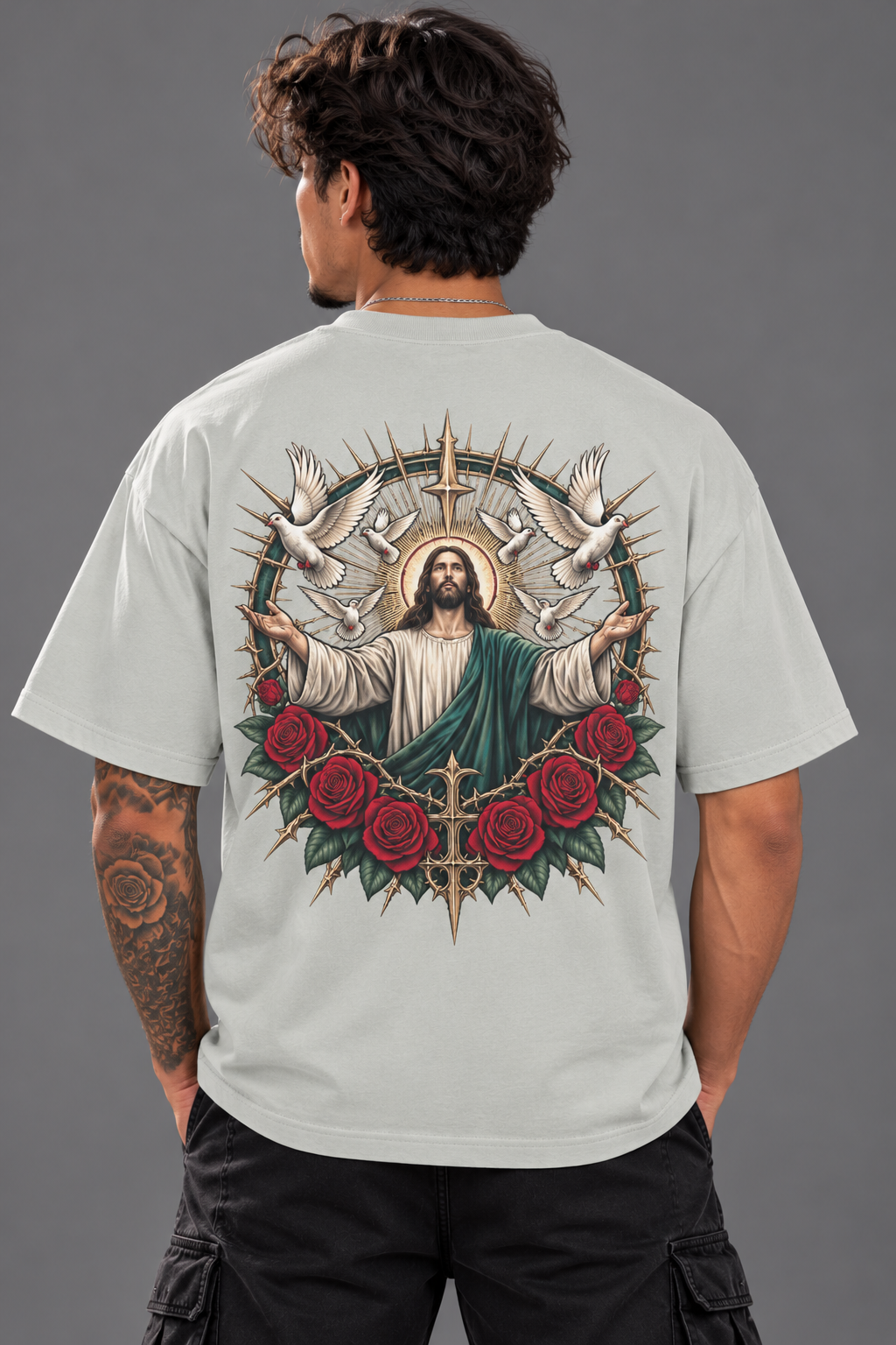 Divine Grace | 240GSM Premium Cotton Graphic Tee