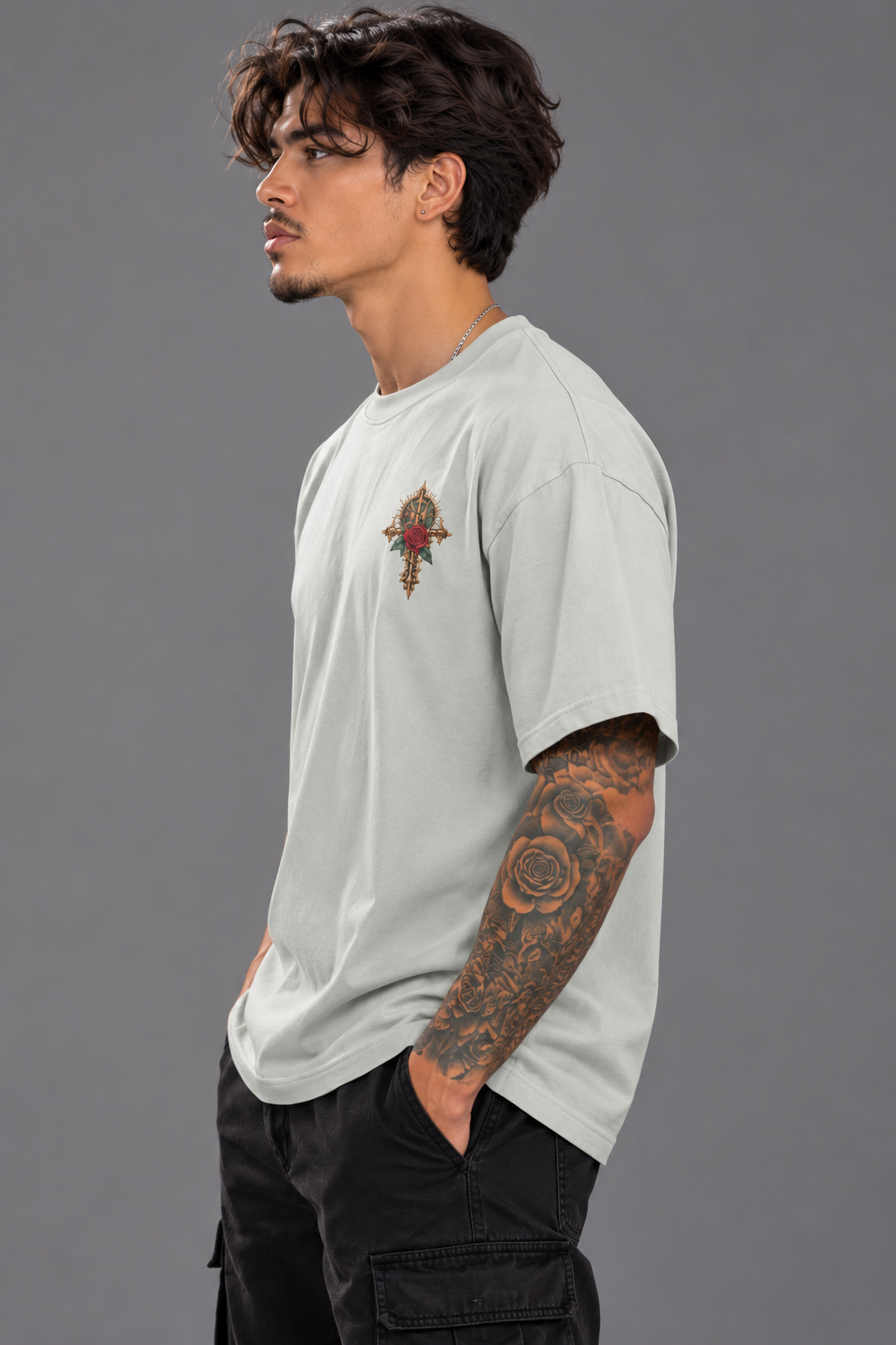 Divine Grace | 240GSM Premium Cotton Graphic Tee