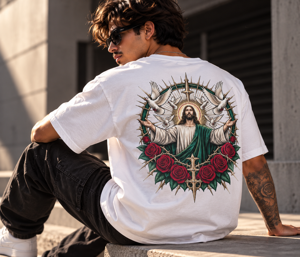 Divine Grace | 240GSM Premium Cotton Graphic Tee