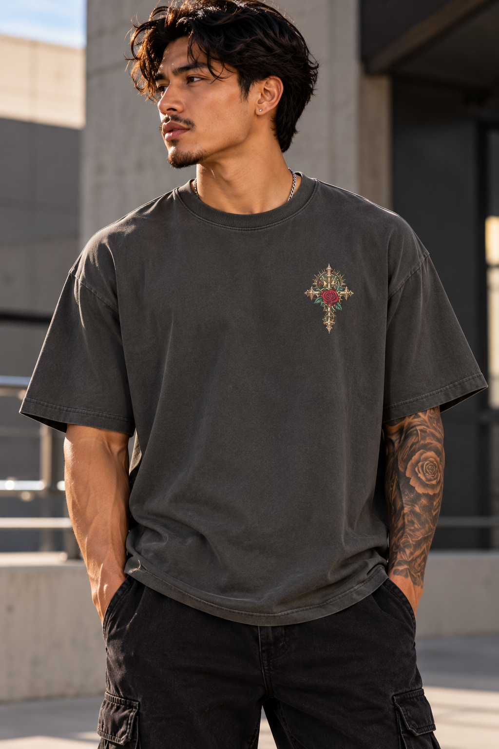 Divine Grace | 240GSM Premium Cotton Graphic Tee