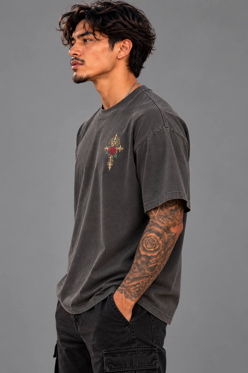Divine Grace | 240GSM Premium Cotton Graphic Tee
